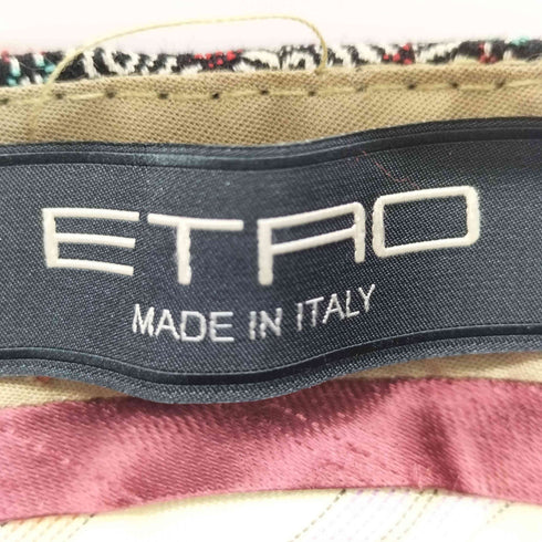 エトロ ETRO イタリア製 総柄 テーパードスラックス レディース EUR:38