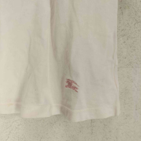 バーバリーブルーレーベル BURBERRY BLUE LABEL 襟ノバチェック ボウタイ S/S フレンチスリーブ ブラウス レディース JPN:38