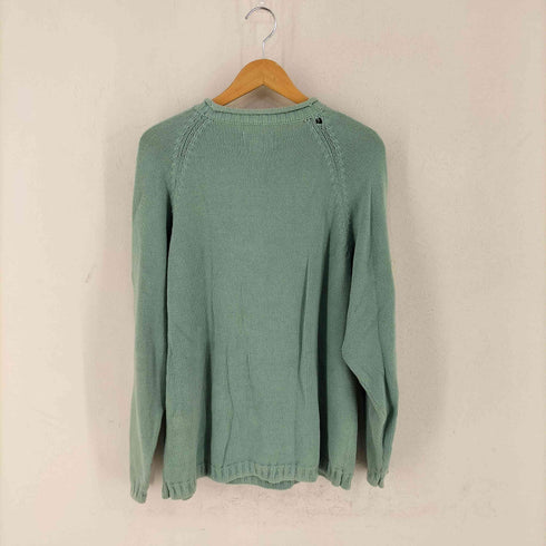 エディーバウアー Eddie Bauer 90S 黒タグ後期 ロールネック コットンニット メンズ import:M