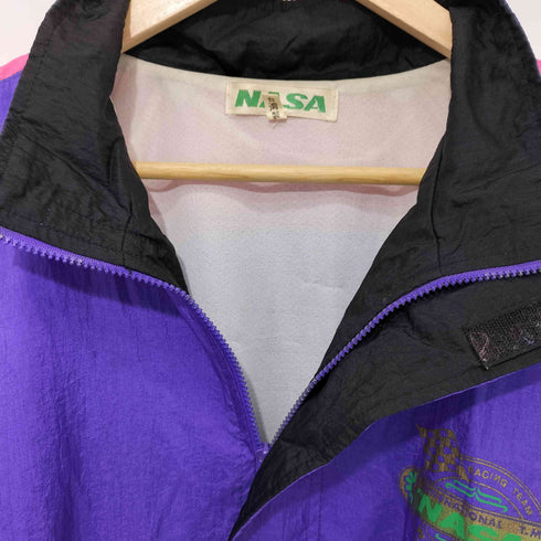 90-2000s NASA マルチカラー ナイロン ブルゾン メンズ