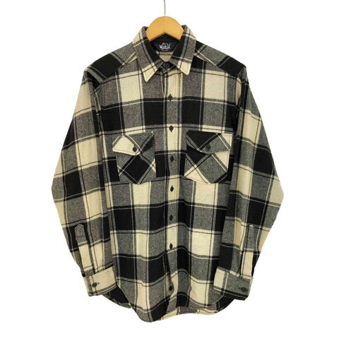 ウールリッチ WOOLRICH 80-90s USA製 チェック 長袖シャツ メンズ