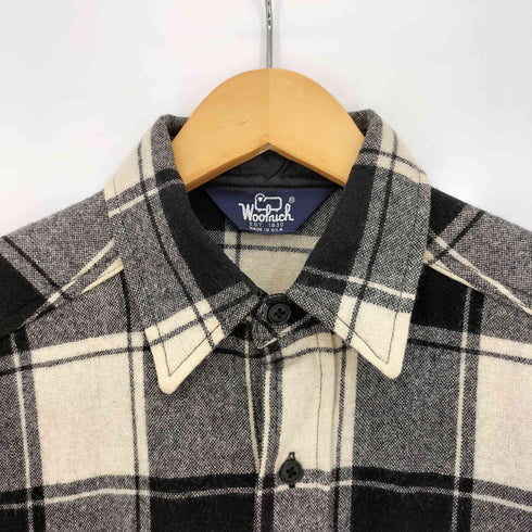 ウールリッチ WOOLRICH 80-90s USA製 チェック 長袖シャツ メンズ
