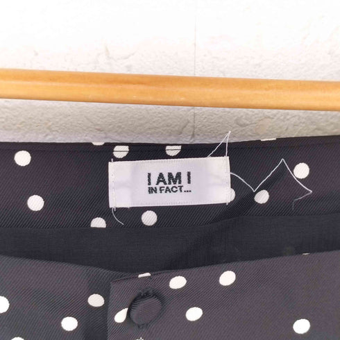 アイアムアイ I am I ドット柄 ノースリーブワンピース レディース FREE