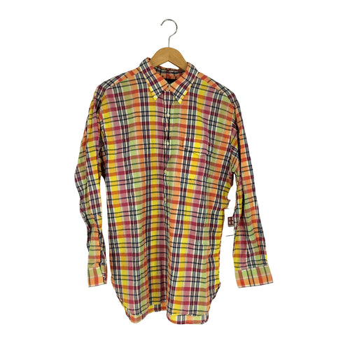 ラルフローレン RALPH LAUREN 90S マルチカラー チェック プルオーバーシャツ メンズ import:L
