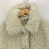 ザラ ZARA ホワイドボア ロングコート レディース import:L