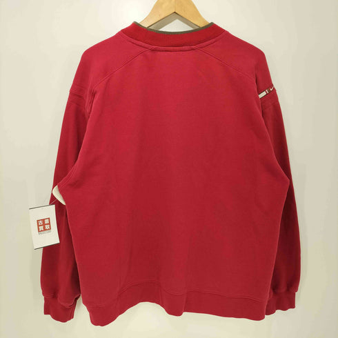 ナイキ NIKE 90s 白タグ センタースウッシュ リブ編み クルーネック スウェット メンズ import:L