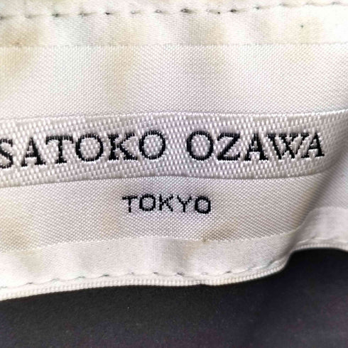 SATOKO OZAWA レースアップデザイン ゴートレザー ベスト レディース