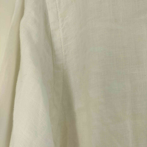 ブルックスブラザーズ 346 BROOKS BROTHERS SLIM FIT リネン100% ボタンダウンシャツ メンズ import:M