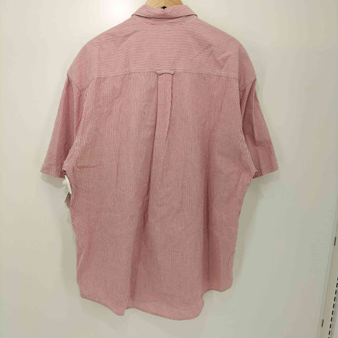 エディーバウアー Eddie Bauer キャンディストライプ シアサッカー ボタンダウン シャツ メンズ import:L