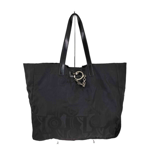 サルヴァトーレフェラガモ Salvatore Ferragamo 総柄 ナイロントートバッグ レディース