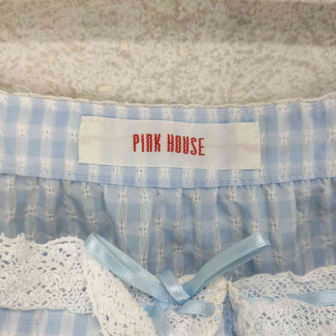 ピンクハウス PINK HOUSE ドビーギンガムキャミソールブラウス レディース
