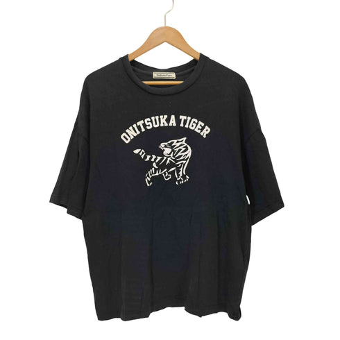 オニツカタイガー ONITSUKA TIGER フロントロゴ 半袖tシャツ メンズ JPN:L