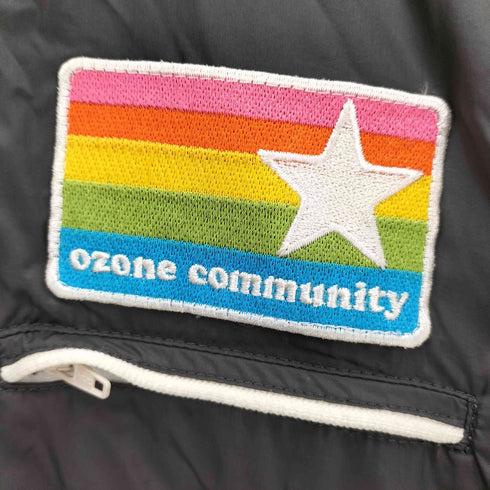 オゾンコミュニティー OZONE COMMYUNITY Y2K ナイロンジップアップジャケット レディース