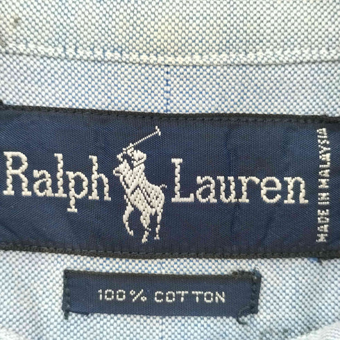 ラルフローレン RALPH LAUREN ポニー刺繍 ボタンダウンシャツ メンズ 15 1/2 -33