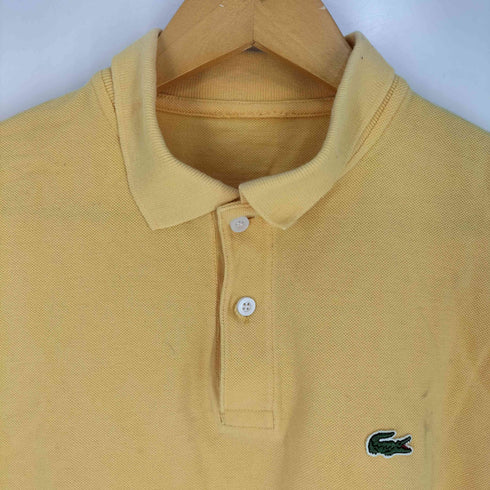 ラコステ LACOSTE 鹿の子 ワニワッペン ポロシャツ メンズ