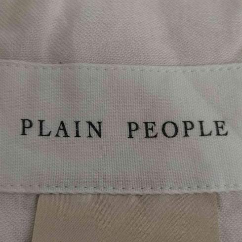 プレインピープル PLAIN PEOPLE リネン100% ハイウエスト ワイドパンツ レディース JPN:3