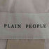 プレインピープル PLAIN PEOPLE リネン100% ハイウエスト ワイドパンツ レディース JPN:3