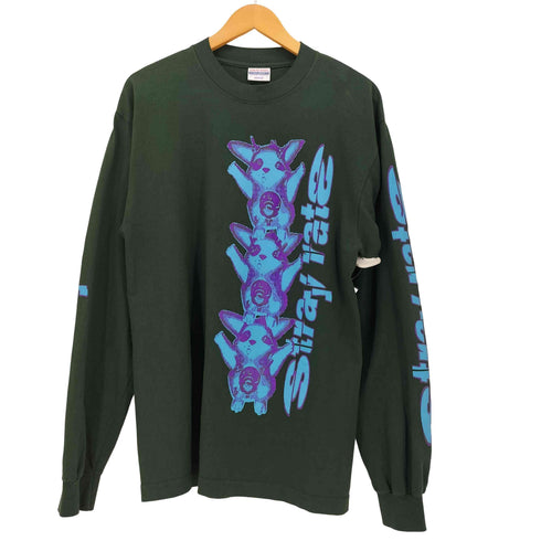 STRAY RATS 両面プリント クルーネック Tシャツ メンズ import:M