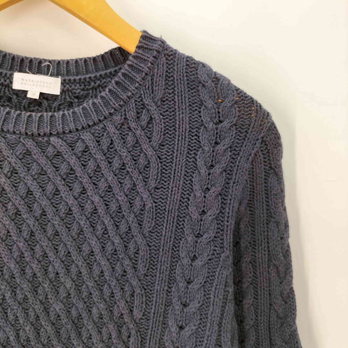 マッキントッシュフィロソフィー MACKINTOSH PHILOSOPHY クルーネックケーブルニット レディース 38