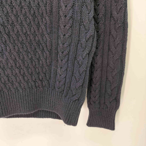 マッキントッシュフィロソフィー MACKINTOSH PHILOSOPHY クルーネックケーブルニット レディース 38