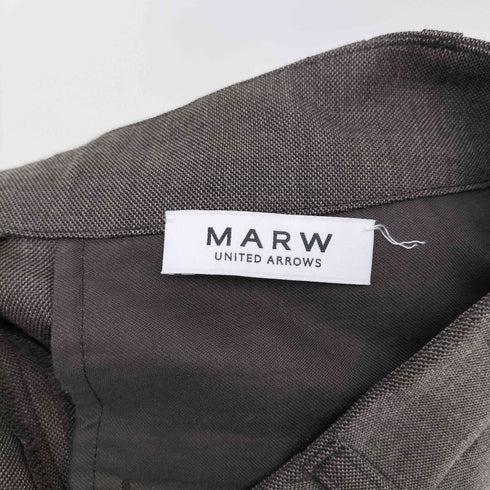 ユナイテッドアローズ UNITED ARROWS MARW 2タック ワイド スラックス レディース 36