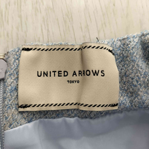 ユナイテッドアローズ UNITED ARROWS 3COL メランジ ツイード タイトロングスカート レディース JPN:36