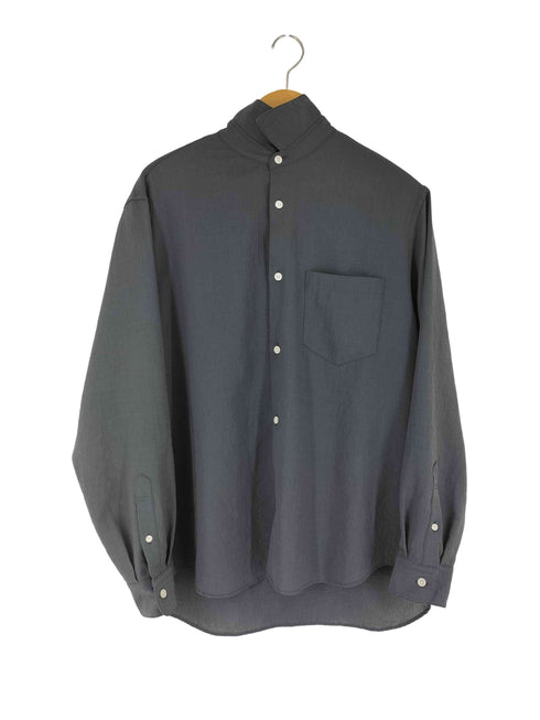 ユナイテッドアローズグリーンレーベルリラクシング UNITED ARROWS green label relaxing ワッシャー ポプリン ジャストルーズ シャツ メンズ import:L