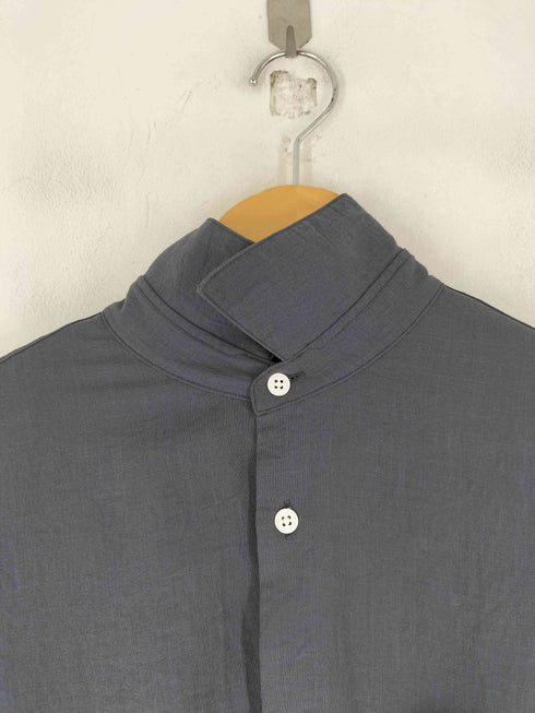 ユナイテッドアローズグリーンレーベルリラクシング UNITED ARROWS green label relaxing ワッシャー ポプリン ジャストルーズ シャツ メンズ import:L