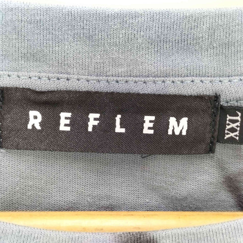 レフレム REFLEM 縛り加工グラフィックプリントオーバーサイズ半袖Tシャツ メンズ JPN:XXL