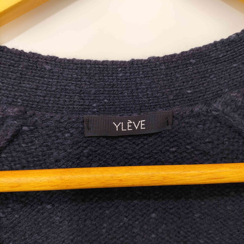 イレーヴ YLEVE SLAB WOOL CARDIGAN レディース FREE