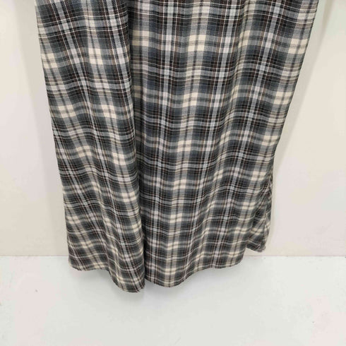 チェック切替 デザインワンピース レディース JPN:XL