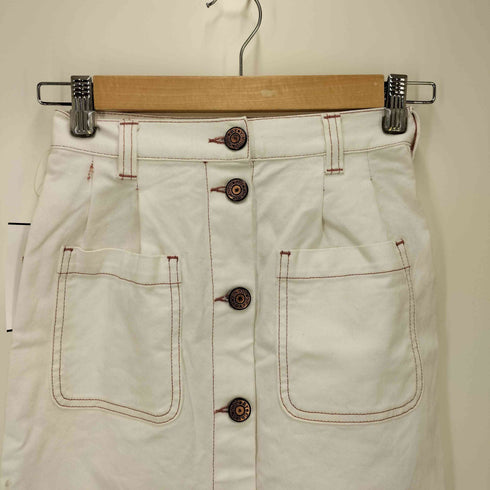 シーバイクロエ SEE BY CHLOE フロントボタンタイトリボンスカート レディース EUR:34