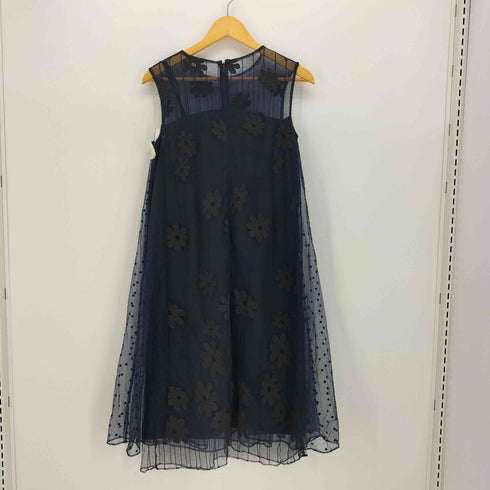 グレースクラス Grace Class ラメ刺繍レイヤードワンピース レディース JPN:36