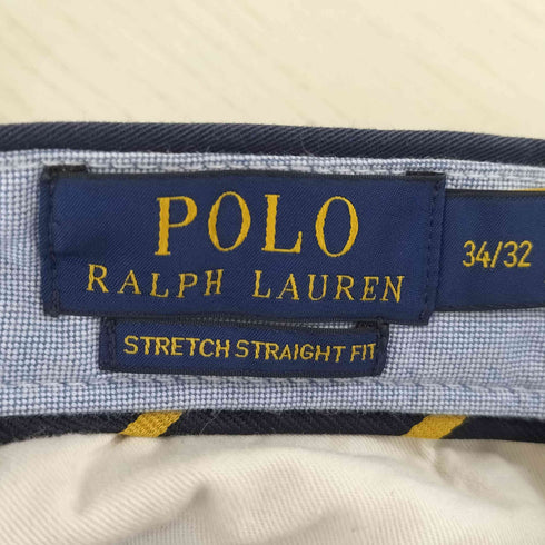 ポロラルフローレン POLO RALPH LAUREN STRETCH STRAIGHT FIT 犬刺繍 ストレートチノ メンズ 34/32