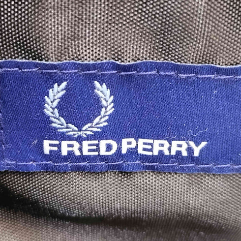フレッドペリー FRED PERRY ロゴプリント ドラムバッグ メンズ