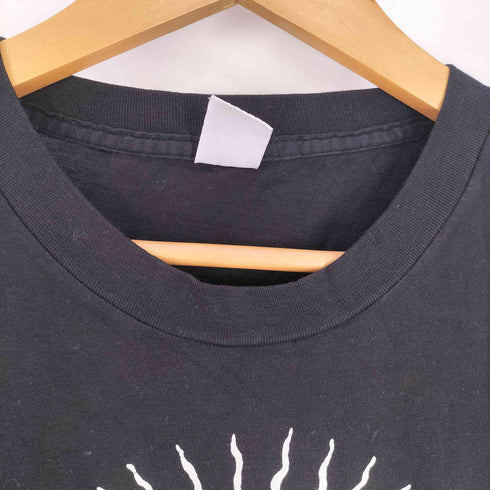 USA製 メタリックプリント ミュージシャン クルーネックTシャツ メンズ import:L