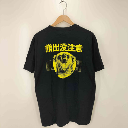 COMPASS 両面プリントTシャツ 袖裾シングルステッチ メンズ LL