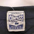 COMPASS 両面プリントTシャツ 袖裾シングルステッチ メンズ LL