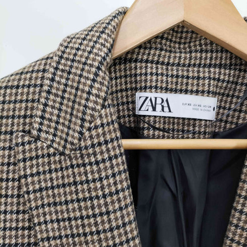 ザラ ZARA エルボーパッチテーラードジャケット レディース import:XS