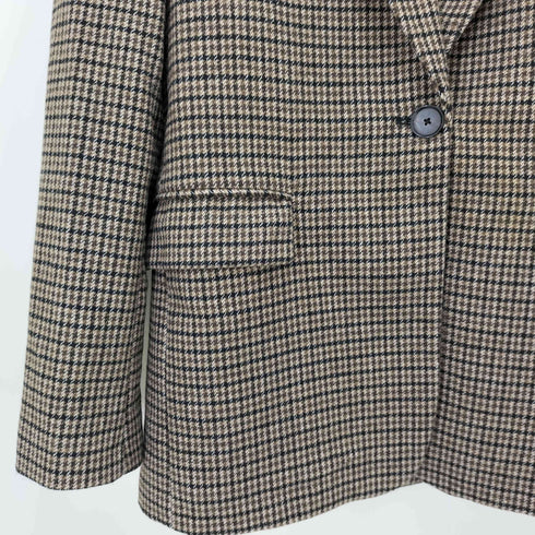 ザラ ZARA エルボーパッチテーラードジャケット レディース import:XS
