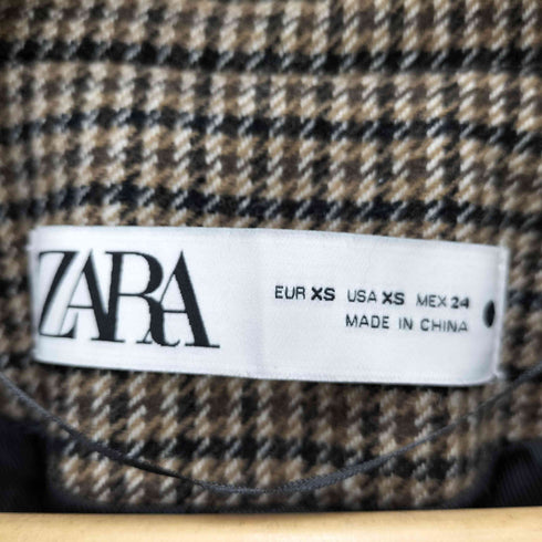 ザラ ZARA エルボーパッチテーラードジャケット レディース import:XS