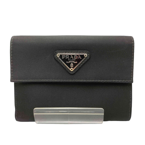 プラダ PRADA トライアングルロゴ 二つ折り ナイロン 財布 メンズ