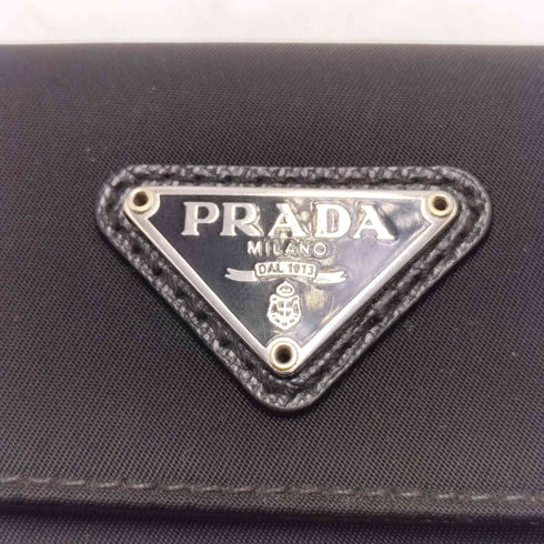 プラダ PRADA トライアングルロゴ 二つ折り ナイロン 財布 メンズ
