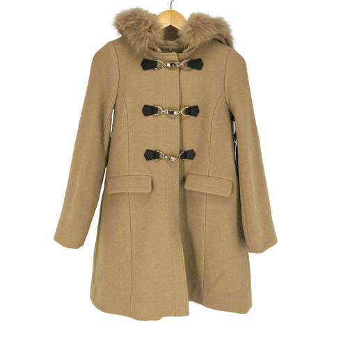 レストローズ LEST ROSE fox fur フードフォックスファー フロントフックコート レディース JPN:S