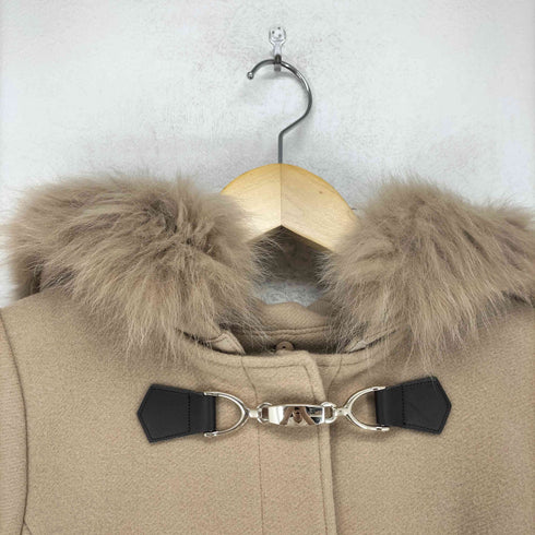 レストローズ LEST ROSE fox fur フードフォックスファー フロントフックコート レディース JPN:S