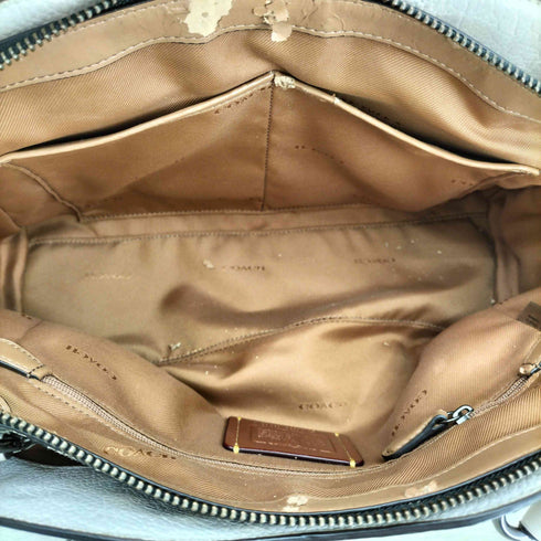コーチ COACH Drew Satchel With Snakeskin Detail 2way ショルダー ハンドバッグ レディース