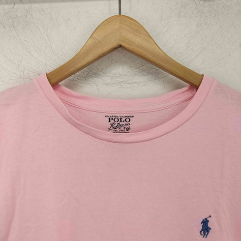 ポロラルフローレン POLO RALPH LAUREN ポニー刺繍 プレーンTシャツ レディース JPN:L
