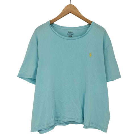 ポロラルフローレン POLO RALPH LAUREN ポニー刺繍 プレーンTシャツ レディース import:XL