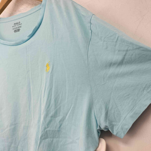 ポロラルフローレン POLO RALPH LAUREN ポニー刺繍 プレーンTシャツ レディース import:XL