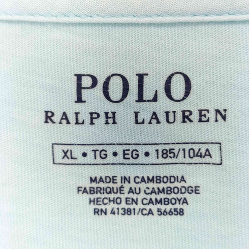 ポロラルフローレン POLO RALPH LAUREN ポニー刺繍 プレーンTシャツ レディース import:XL